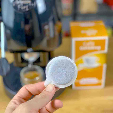 Cafea cu Ginseng, 18 paduri compatibile ESE44, Sandemetrio [1]