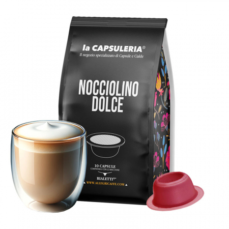 Nocciolino, 80 capsule compatibile Bialetti, La Capsuleria - Capsuleria.ro [0]