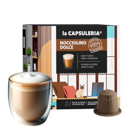 Nocciolino Crema de Alune, 80 capsule compatibile Nespresso - Capsuleria [0]
