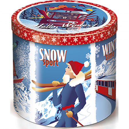 Panettone traditional, Balocco in cutie metalica cadou, 750 g [2]