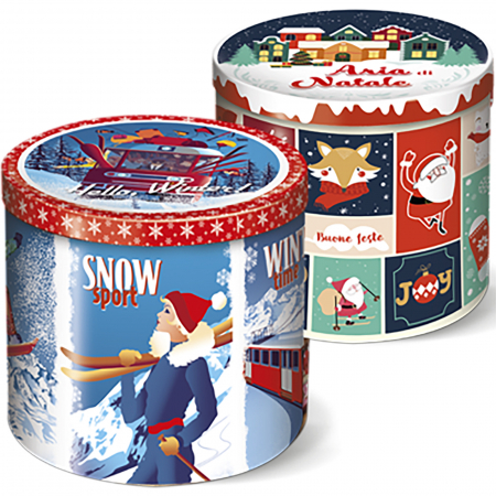 Panettone traditional, Balocco in cutie metalica cadou, 750 g [0]