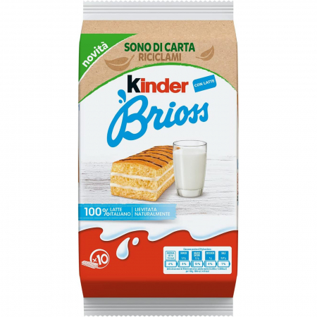 Produse Gourmet - Prajitura Kinder Brioss, 10 x 27 g