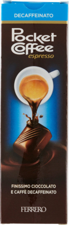 Praline de ciocolata cu aroma de cafea decofeinizata, Pocket Coffee, 62 g, 5 buc [0]