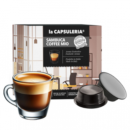 Capsule Cafea Sambuca Coffee compatibile cu Lavazza a Modo Mio - La Capsuleria [0]