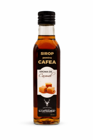 Produse Gourmet - Sirop pentru Cafea, Caramel, La Capsuleria, 250 ml