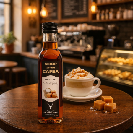 Sirop pentru Cafea, Caramel Sarat, La Capsuleria, 250 ml [1]