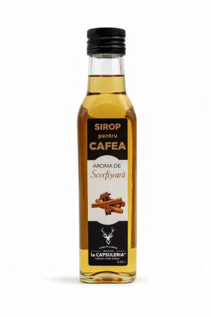 Produse Gourmet - Sirop pentru Cafea, Scortisoara, La Capsuleria, 250 ml
