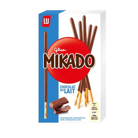 Sticks cu crema de ciocolata cu lapte, 4 x 39 g, Mikado [0]