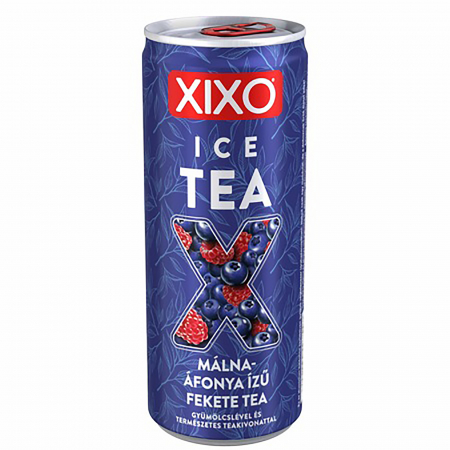XIXO Ice Tea cu aromÄƒ de zmeurÄƒ si afine , 24 x 250 ml [1]