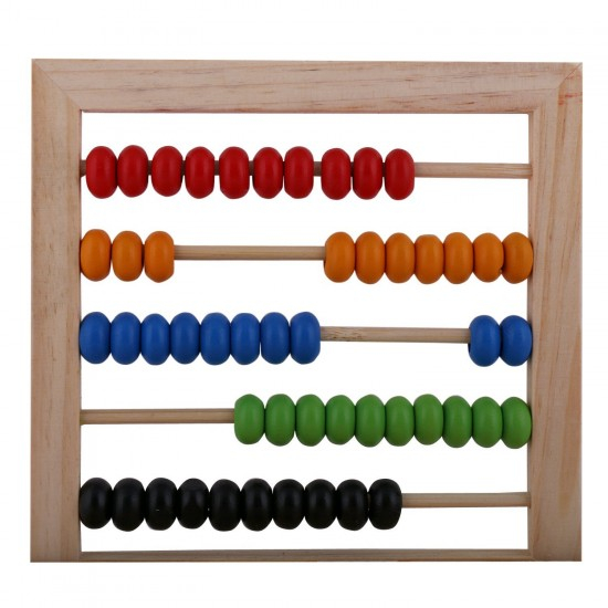Numaratoare din lemn Montessori cu cifre litere si operatii matematice [2]