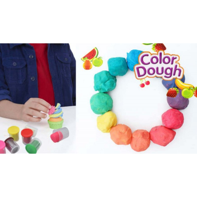 Plastilina Color Dough 4 culori  in cutie [3]