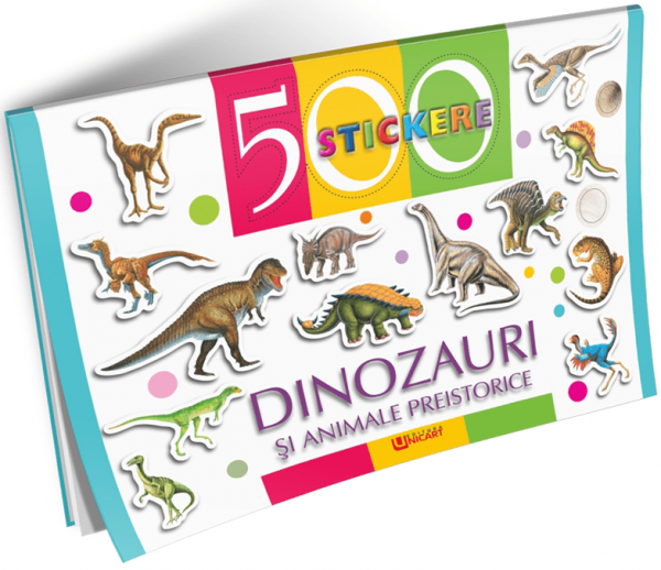500 stickere - Dinozauri si animale preistorice [1]