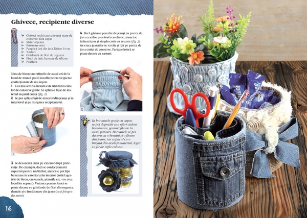 Accesorii noi din jeanşi vechi- Idei creative nr. 129 [3]