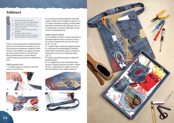 Accesorii noi din jeanşi vechi- Idei creative nr. 129 [2]