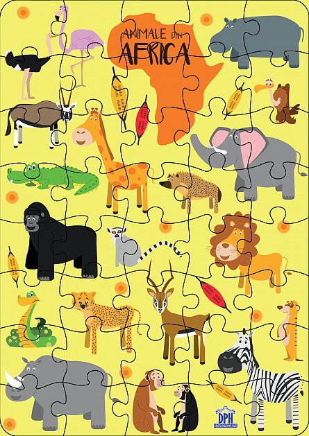 Animale din Africa: Puzzle [4]
