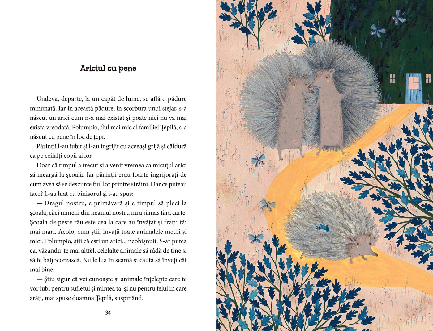 Ariciul cu pene și alte patru povești [3]