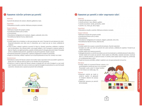 Explorez culorile cu Montessori - In Romana si in Engleza - 163 de jetoane pentru dezvoltarea vocabularului si a creativitatii [6]