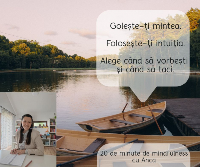 Golește-ți mintea.Folosește-ți intuiția.Alege când să vorbești și când să taci. [1]