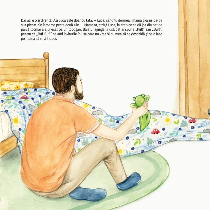 Luca spune: "Vreau la mama!", însă azi e numai tata [4]