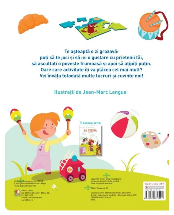 O zi din viata mea. La gradinita. Bebe invata [2]