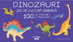 Dezvoltare limbaj - Dinozauri. Joc de cultură generală. 100 de întrebări și răspunsuri.Larousse
