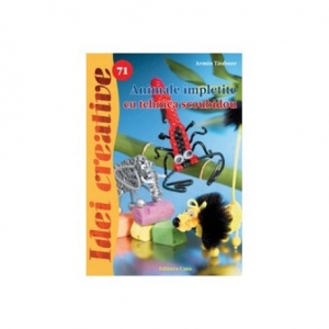 14+ ani - Animale impletite cu tehnica scoubidou - Idei Creative Nr. 71
