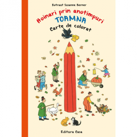 Carte de colorat - Hoinari prin anotimpuri. Toamna
