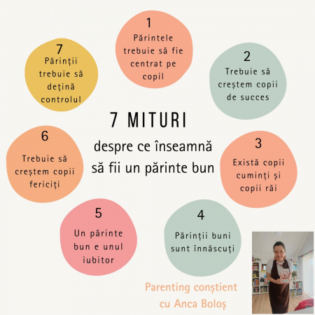 Cursuri de Parenting Conștient - 7 mituri despre ce înseamnă să fii un părinte bun