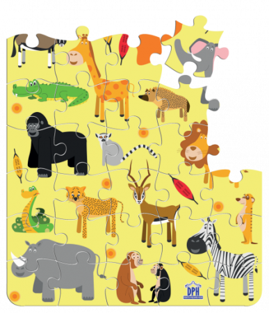Animale din Africa: Puzzle [2]