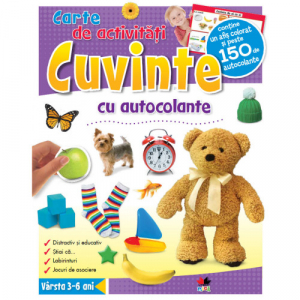 Cuvinte. Carte de activități cu autocolante