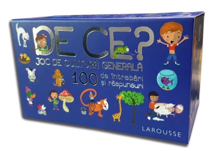 Dezvoltare abilitati logice - De ce? Joc de cultură generală. 100 de întrebări și răspunsuri. Larousse