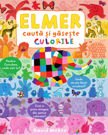 2-5 ani - Elmer cauta si gaseste culorile