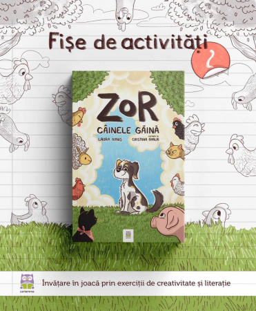 Cărți - Fișă de activități 2 - Zor, câinele găină