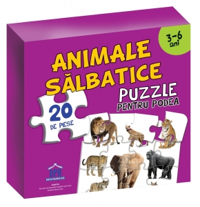 PUZZLE PENTRU PODEA - ANIMALE SĂLBATICE