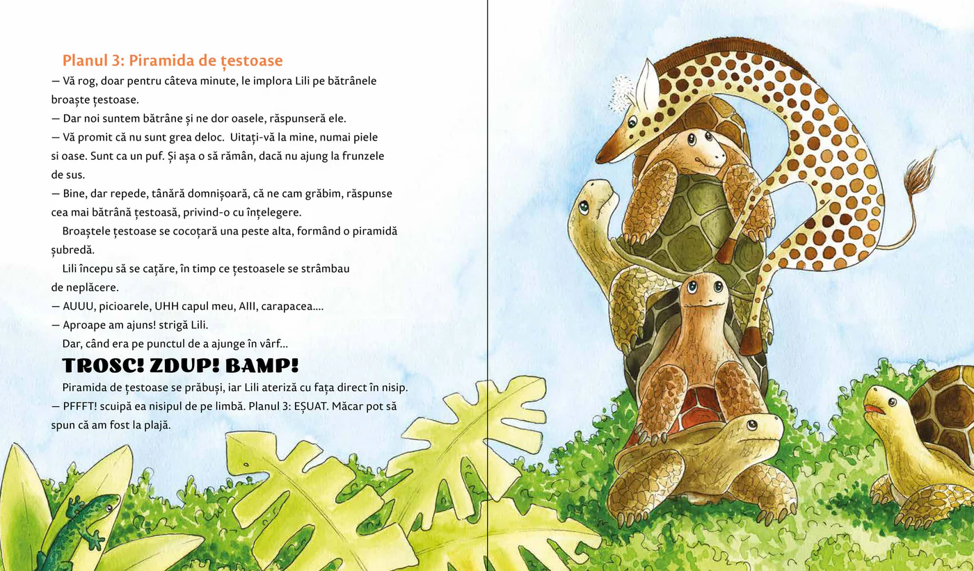 Girafa care nu putea să ajungă la frunze [3]