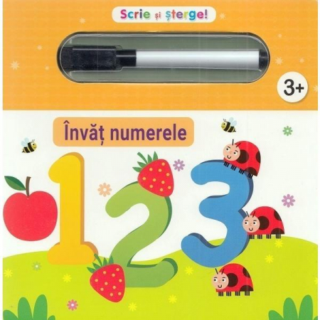 Editura Prut - Invat numerele Scrie si sterge