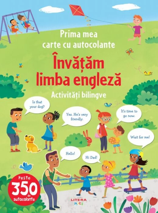 Activități - Invatam limba engleza. Prima mea carte cu autocolante