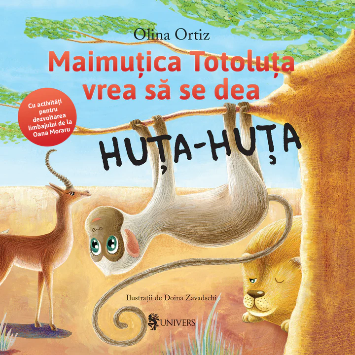 Cărți - Maimuțica Totoluța vrea să se dea Huța-Huța