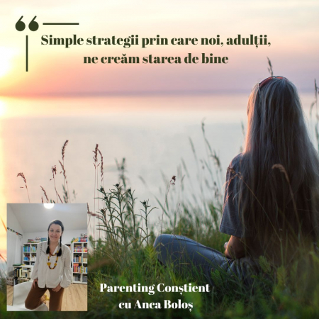 Cursuri de Parenting Conștient - Simple strategii prin care noi, adulții, ne creăm starea de bine
