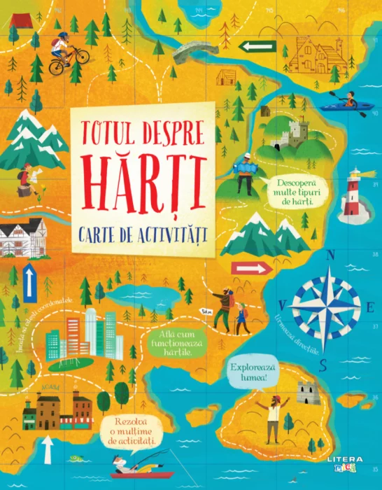 Atlase si enciclopedii - Totul despre harti. Carte de activitati