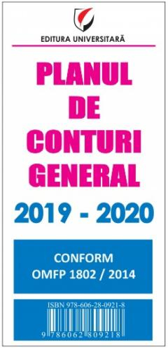 Planul de conturi general 2019-2020. Conform OMFP 1802 2014