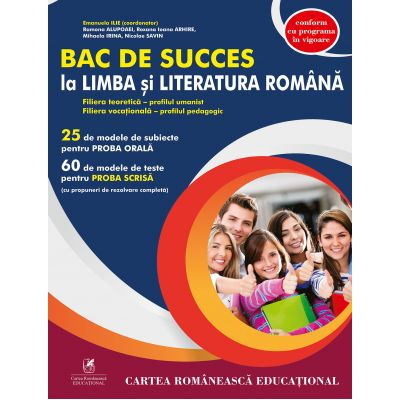 Bac de succes la Limba si literatura romana