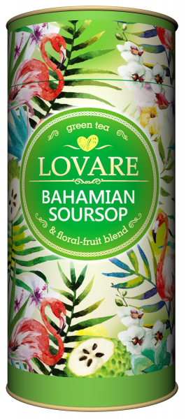 Bahamian soursop Amestec de ceai verde, soursop (graviola) si petale de flori de la Lovare [1]