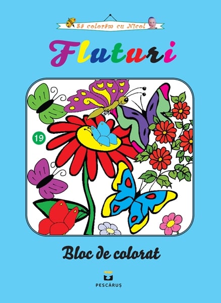Fluturi - carte de colorat [1]
