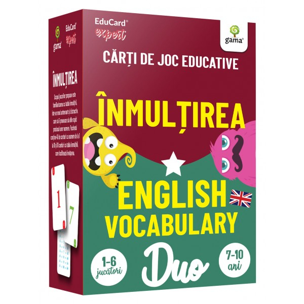 DuoCard - Inmultirea. English vocabulary