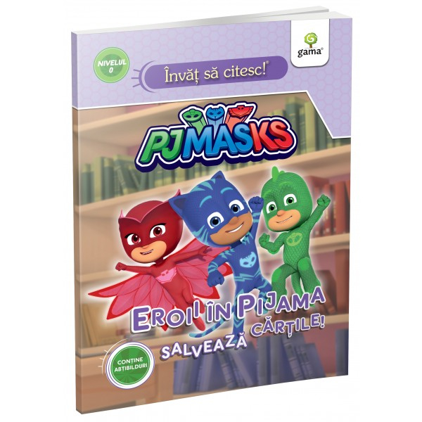 INVAT SA CITESC CU PJ MASKS NIVELUL 0 - Eroii in pijama salveaza cartile