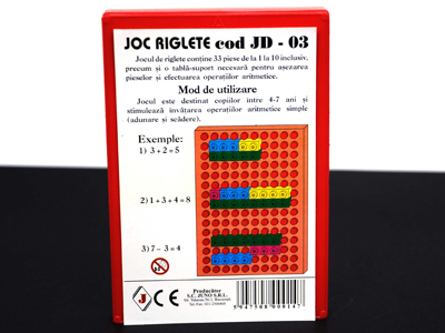 Joc Riglete. JD-03