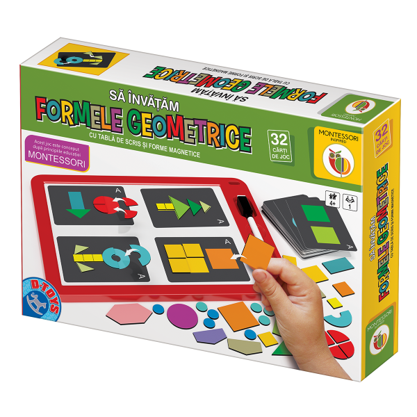 Joc educativ Montessori - Sa invatam formele geometrice - D-Toys [1]