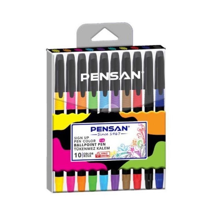SET 10 Pixuri PENSAN Sign Up Color - PENSAN [1]