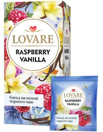 Raspberry Vanilla Amestec de ceai negru, plante si fructe de Lovare [1]